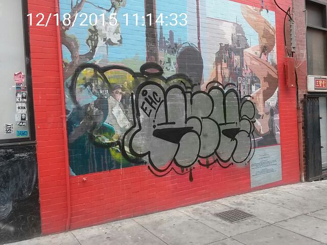 Graffiti at 750 WASHINGTON ST