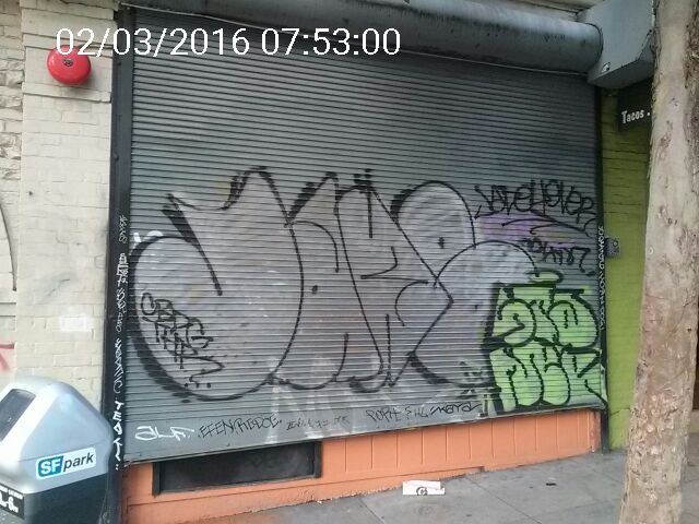 Graffiti at 1005 LARKIN ST