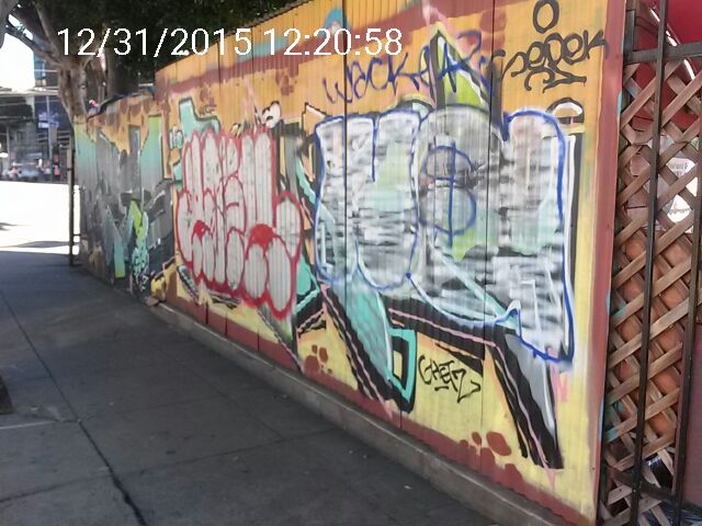Graffiti at 1600 MISSION ST