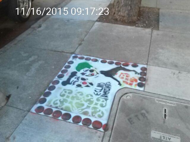 Graffiti at 1100 MASONIC AVE