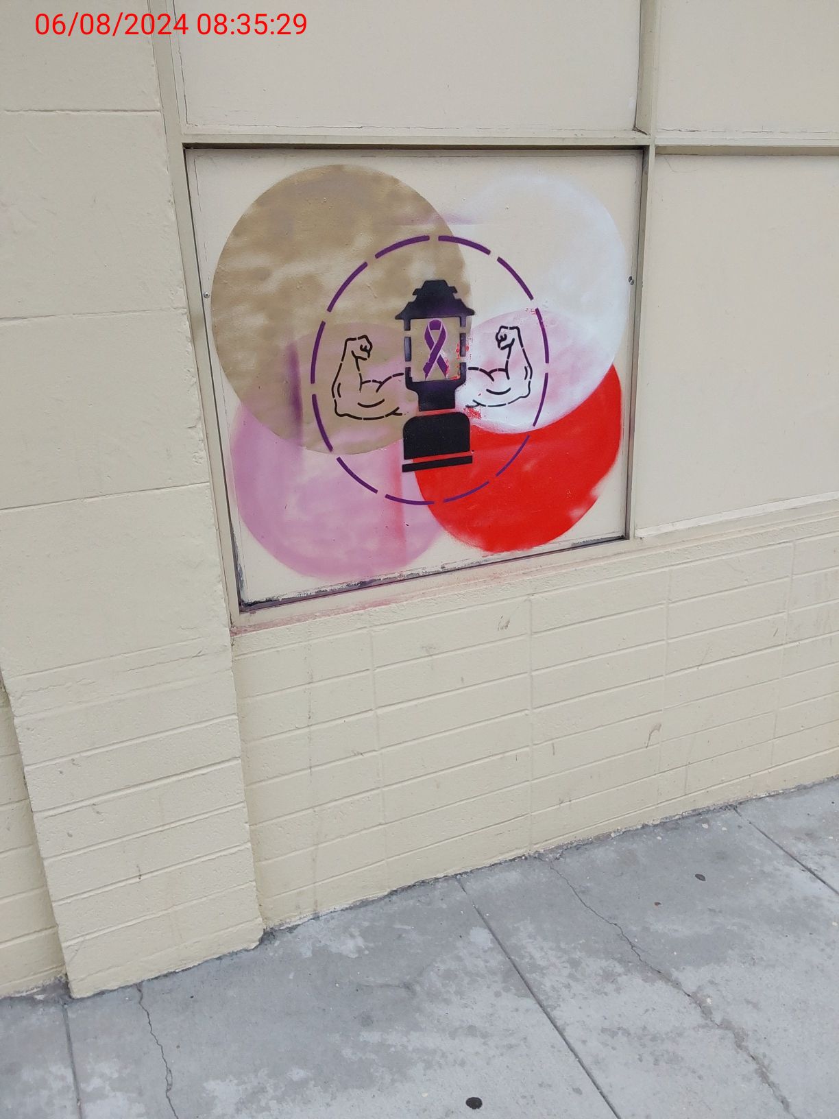 Graffiti at 400 Fillmore St