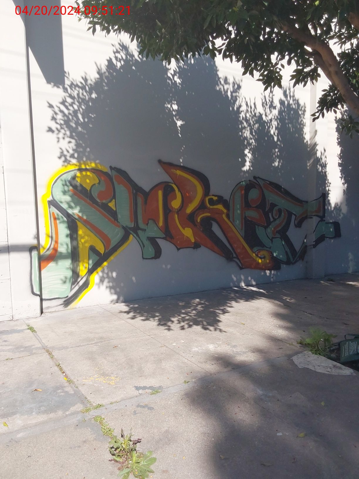 Graffiti at 220 San Bruno Ave