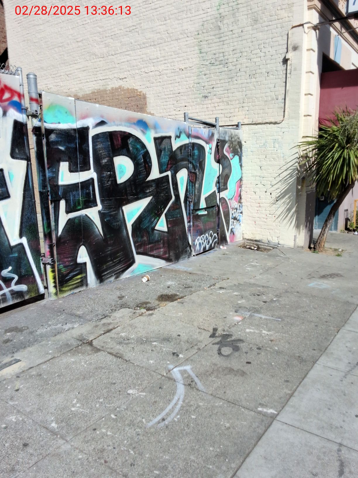 Graffiti at 730 EDDY ST