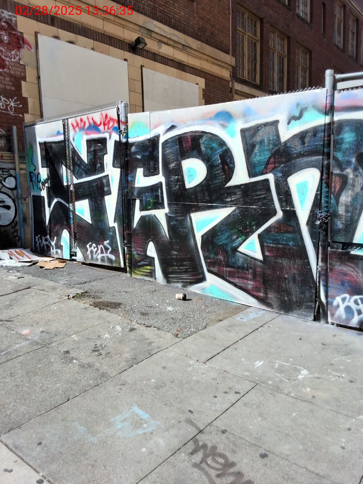 Graffiti at 730 EDDY ST