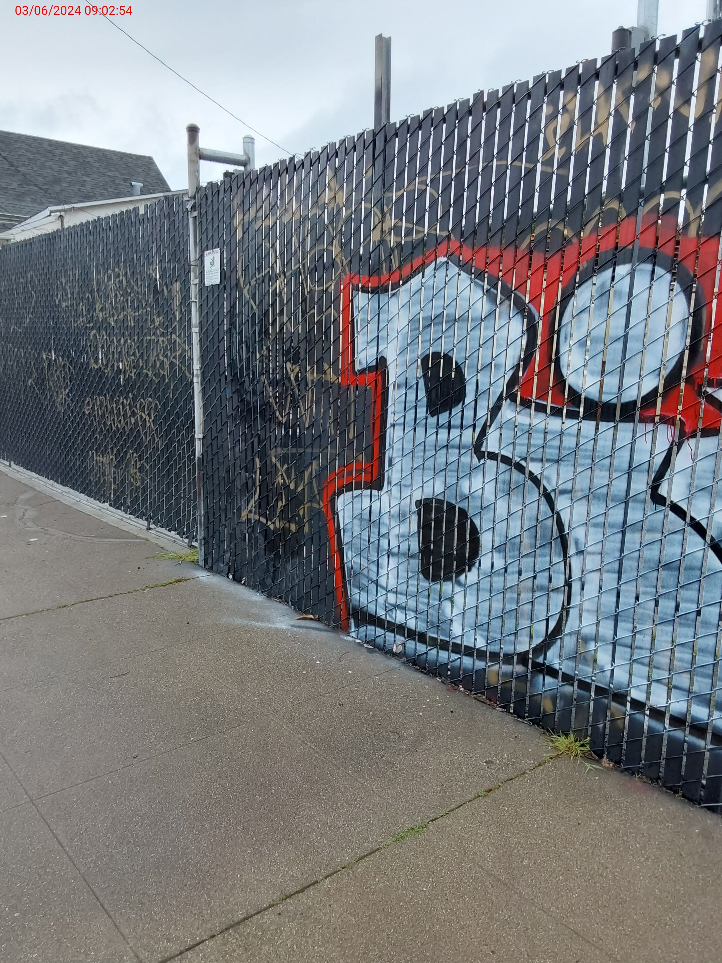 Graffiti at 1435 San Bruno Ave