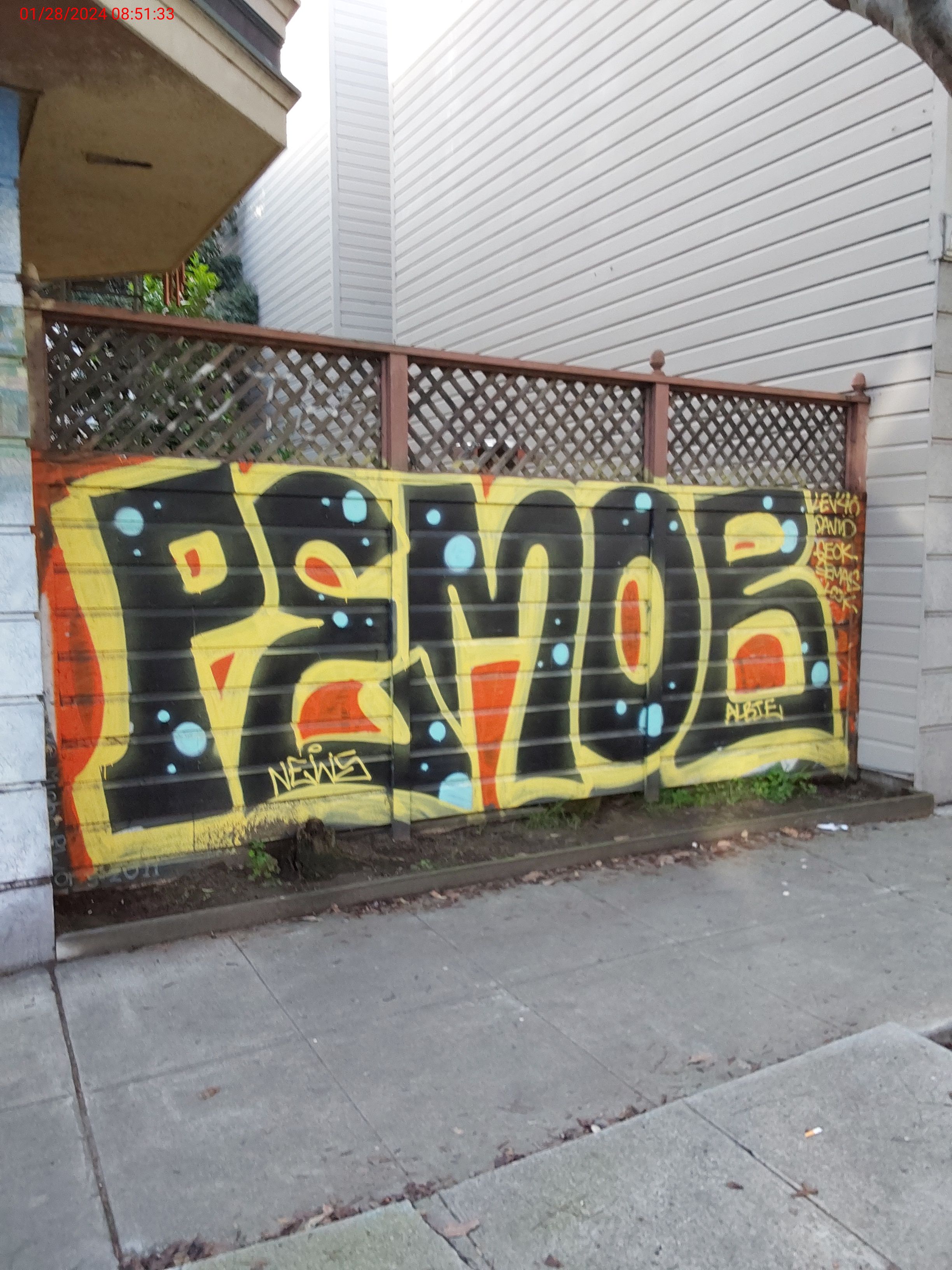 Graffiti at 485 SCOTT ST