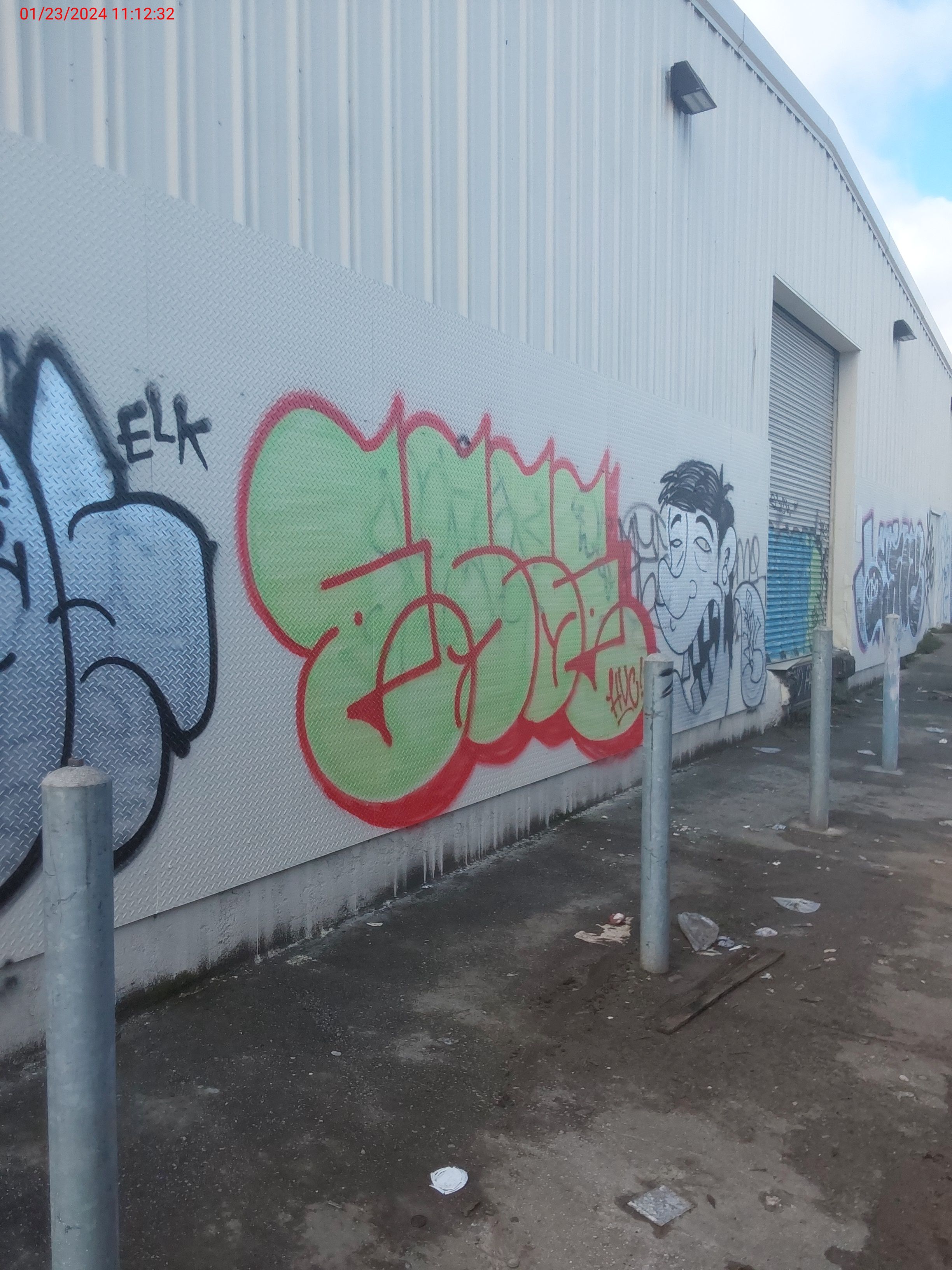 Graffiti at 1650 EVANS AVE