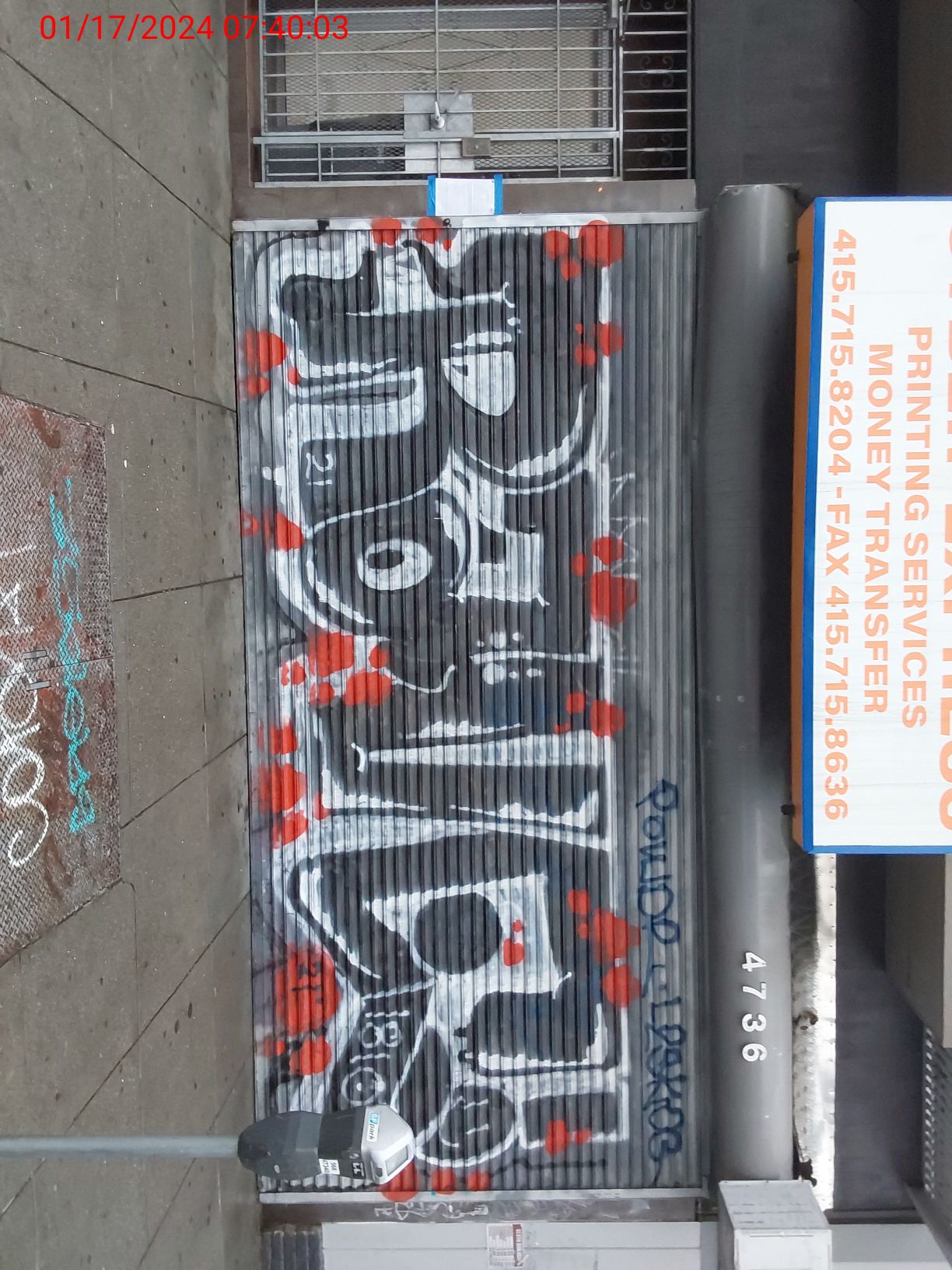 Graffiti at 4736 MISSION ST