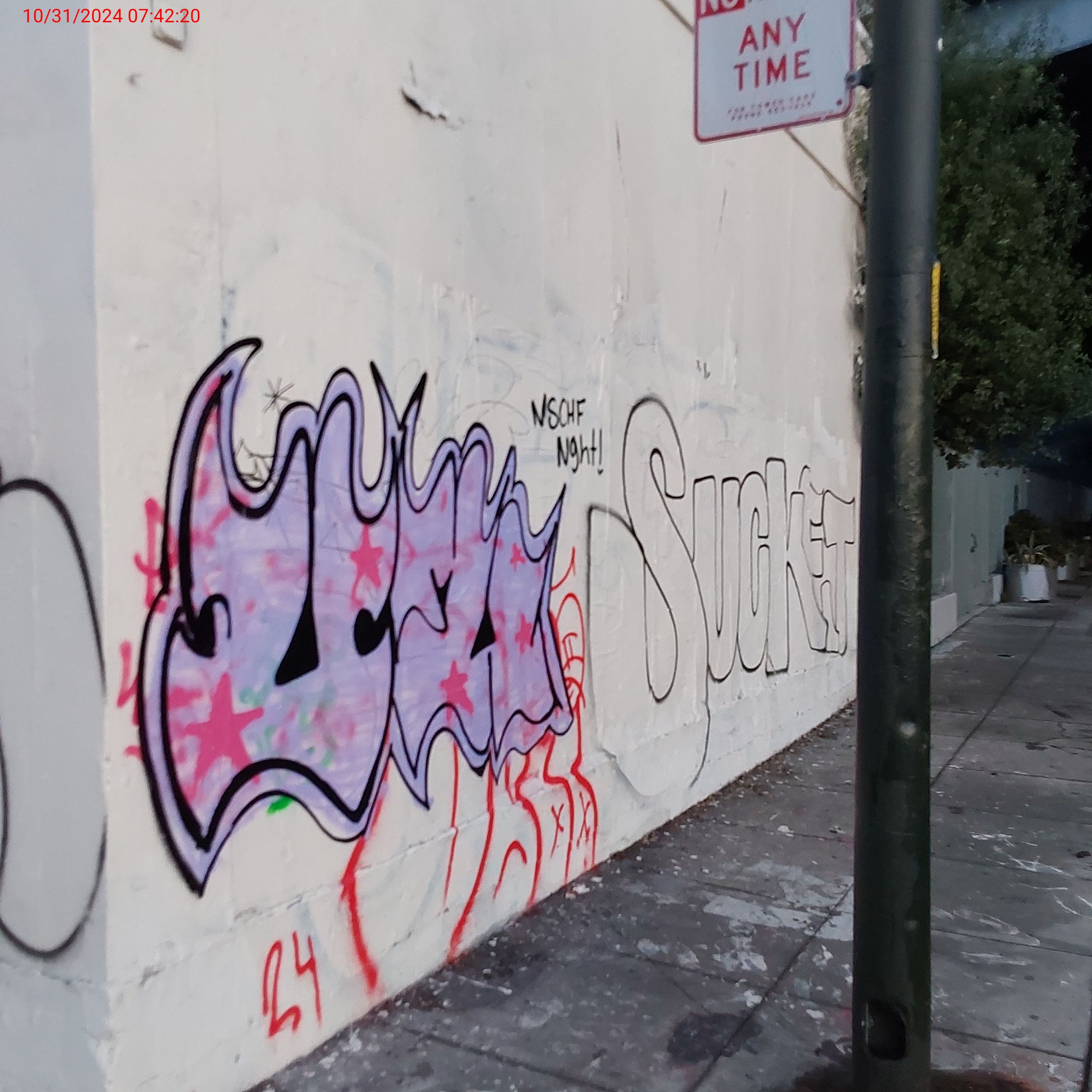 Graffiti at 80 Duboce Ave