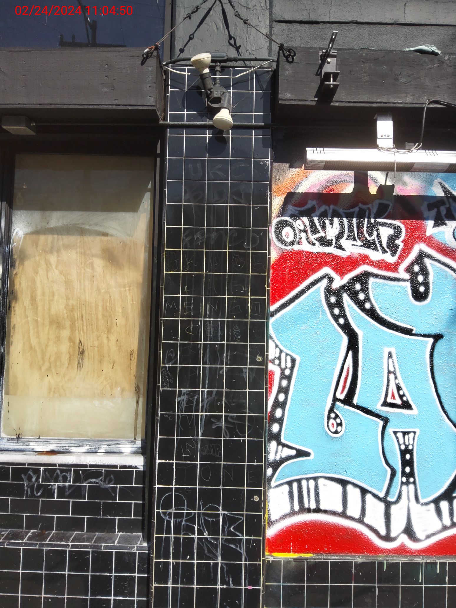 Graffiti at 3390 18th St