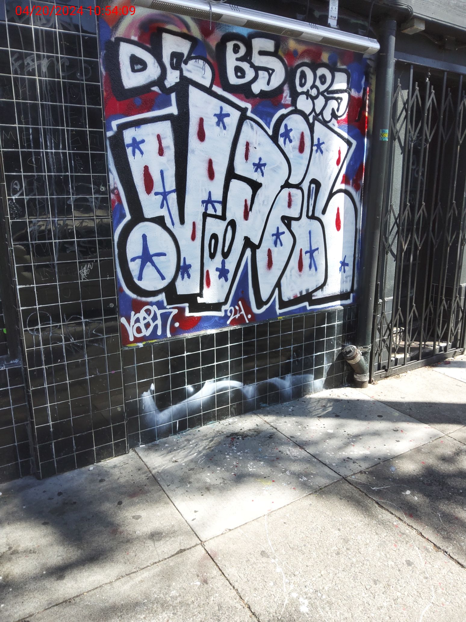 Graffiti at 3390 18th St