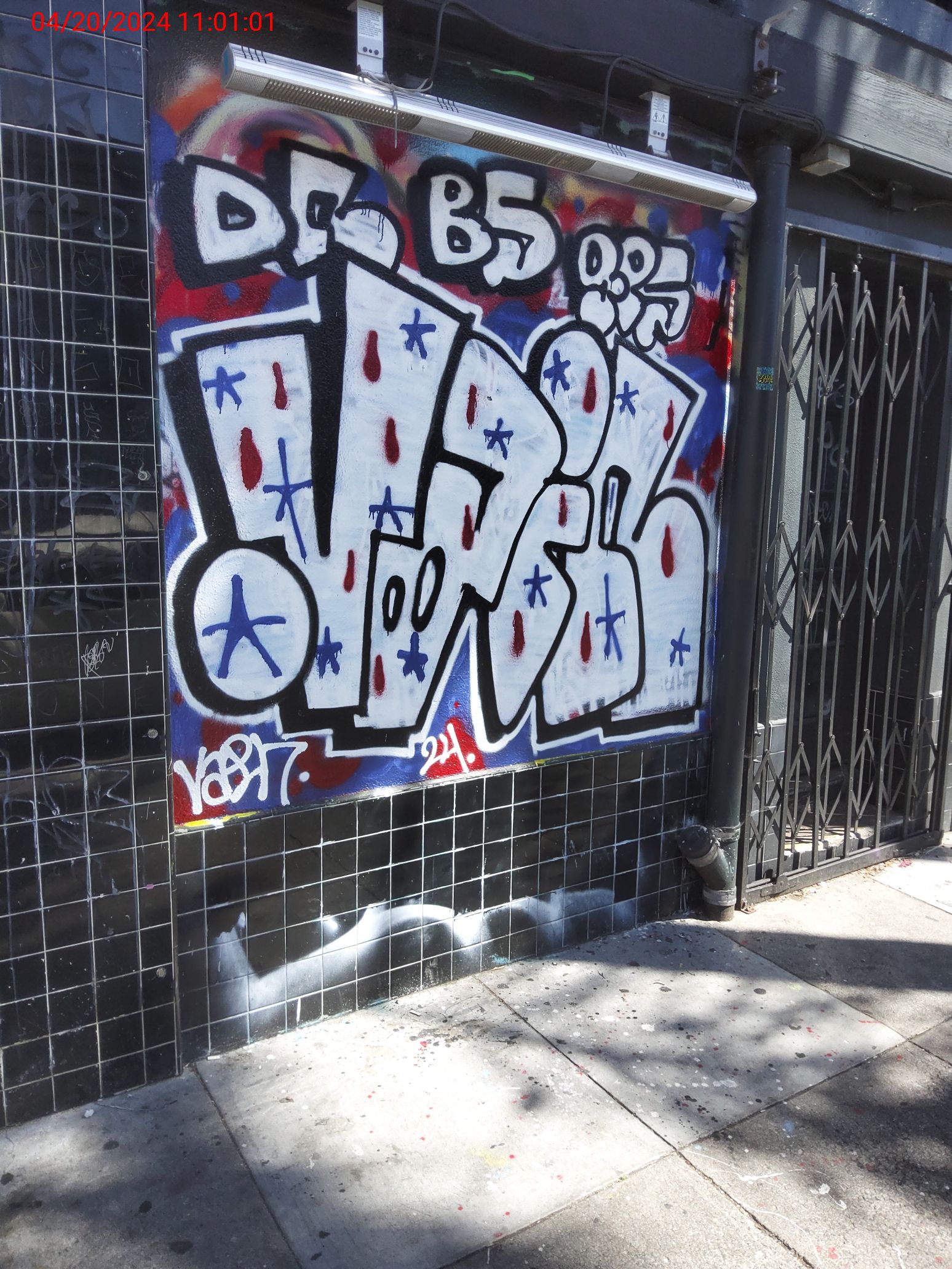 Graffiti at 3390 18th St
