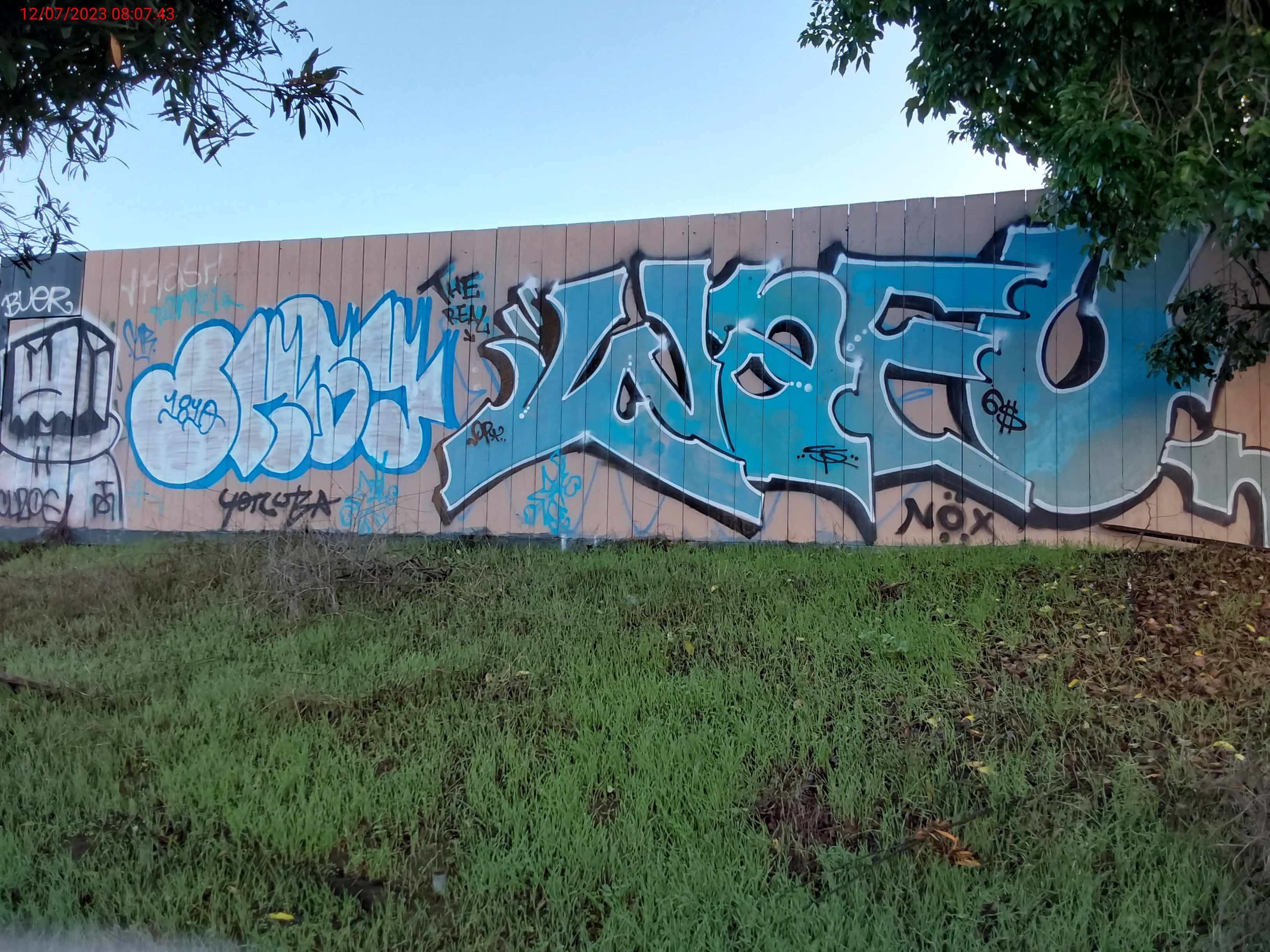 Graffiti at 90 DENSLOWE DR