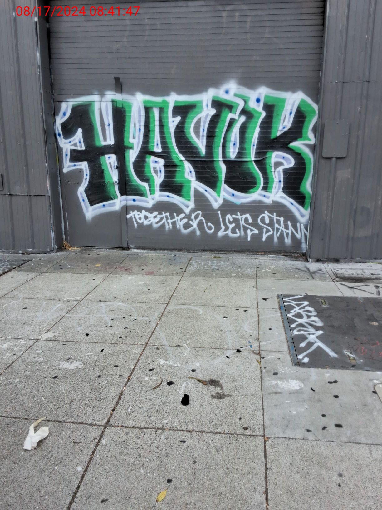 Graffiti at 1726 MISSION ST