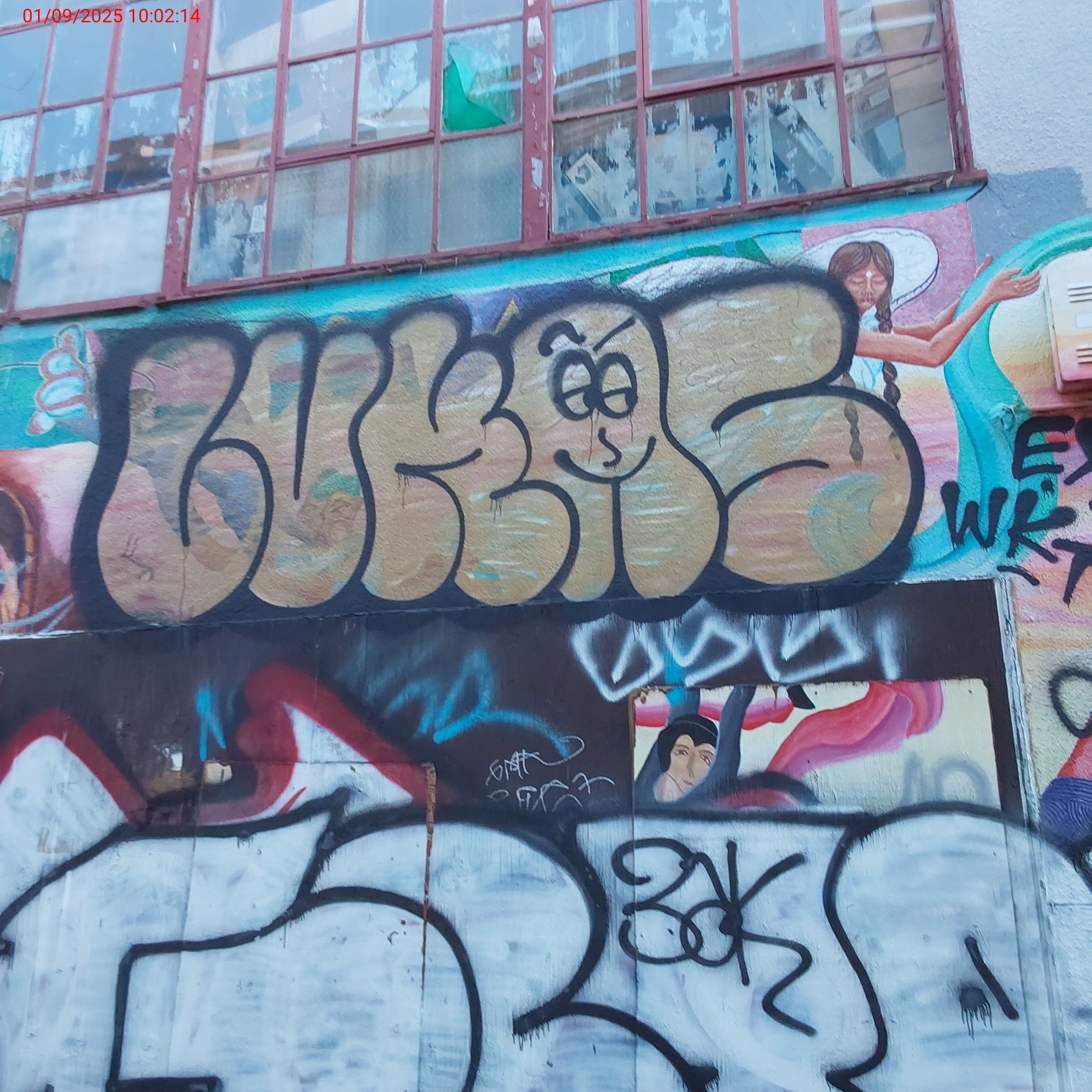 Graffiti at 50 13th St