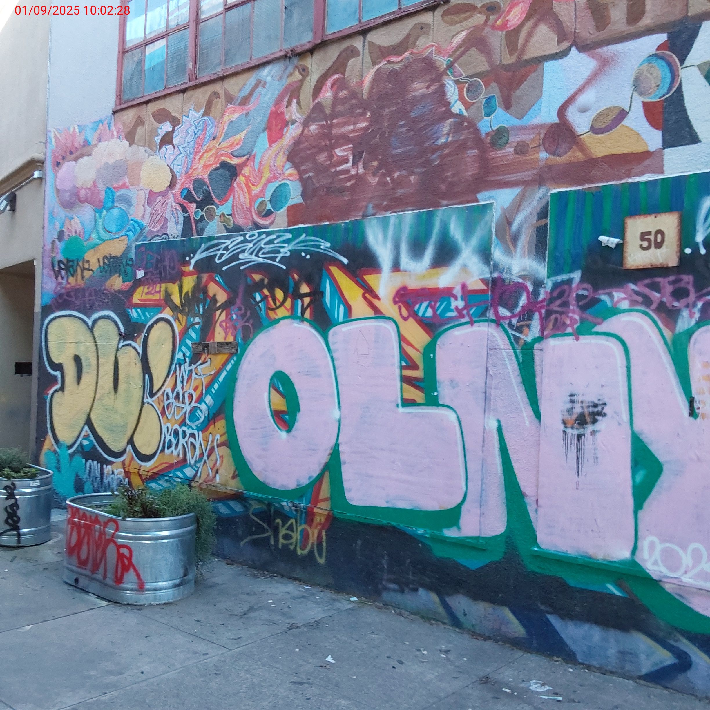 Graffiti at 50 13th St