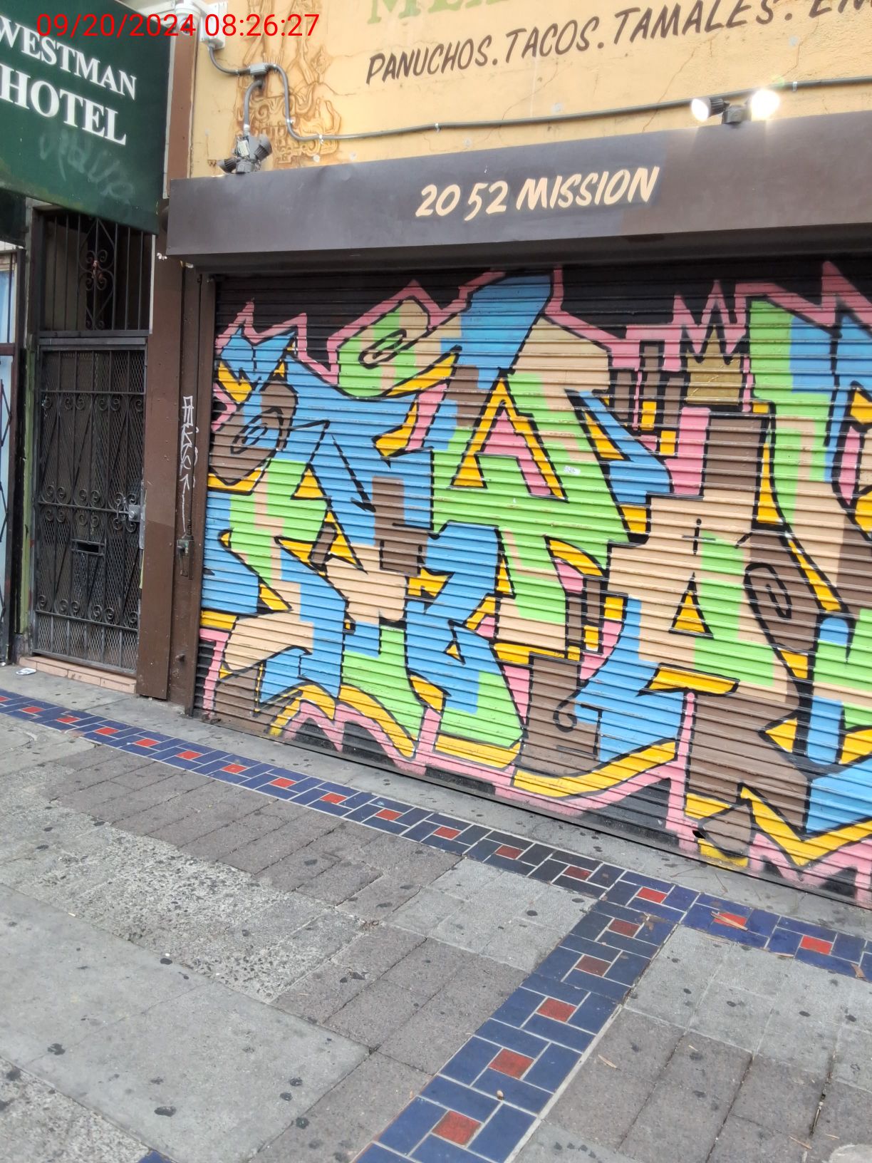 Graffiti at 2052 MISSION ST