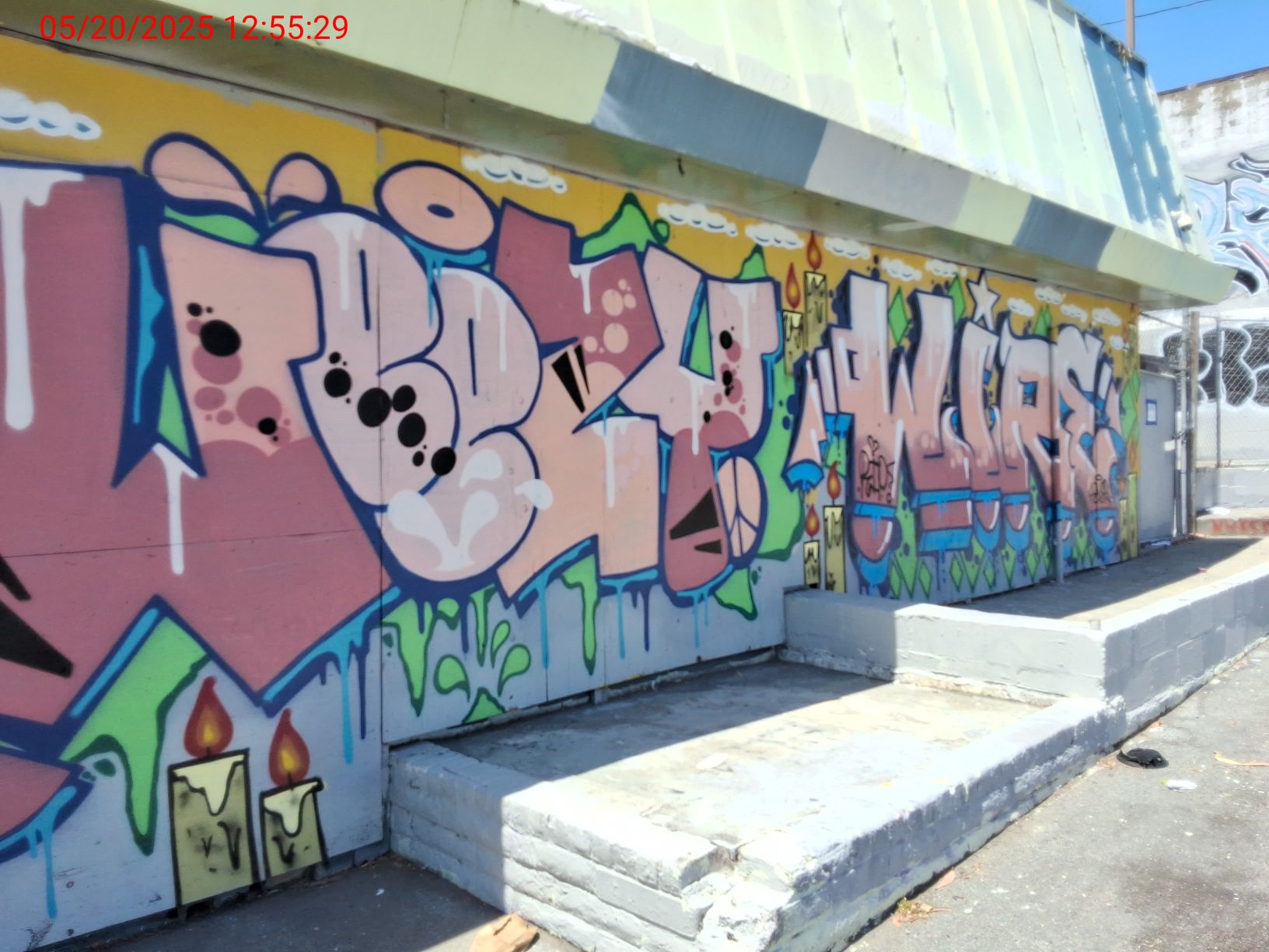 Graffiti at 2670 Geary Blvd