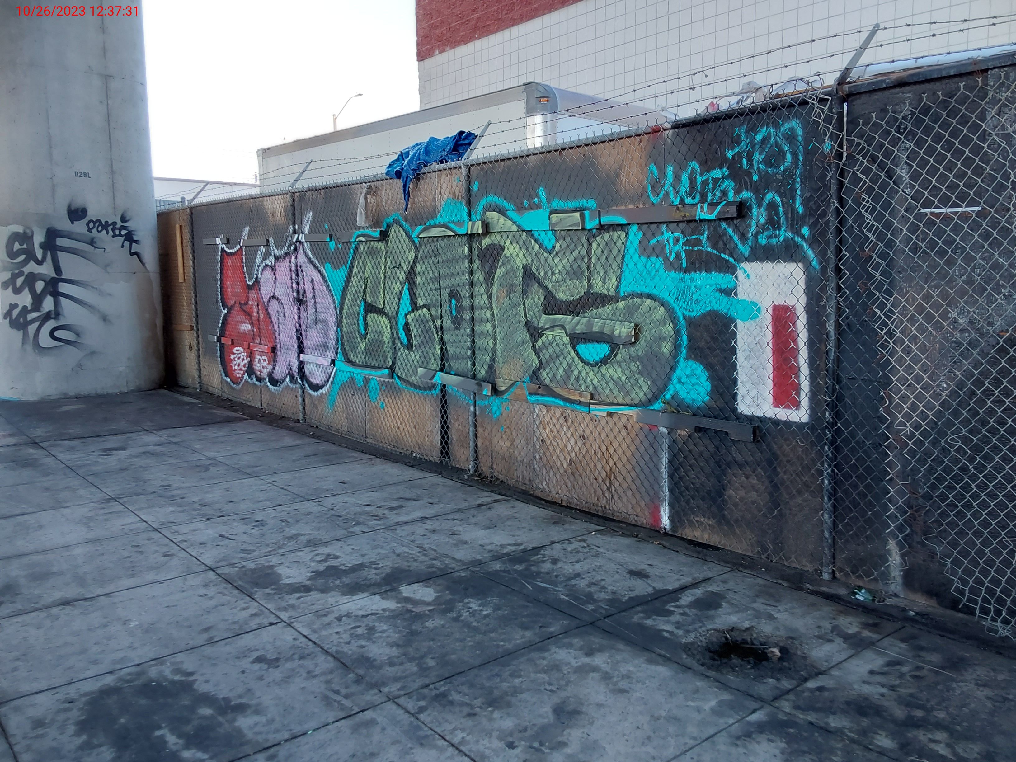 Graffiti at 1 INDUSTRIAL ST