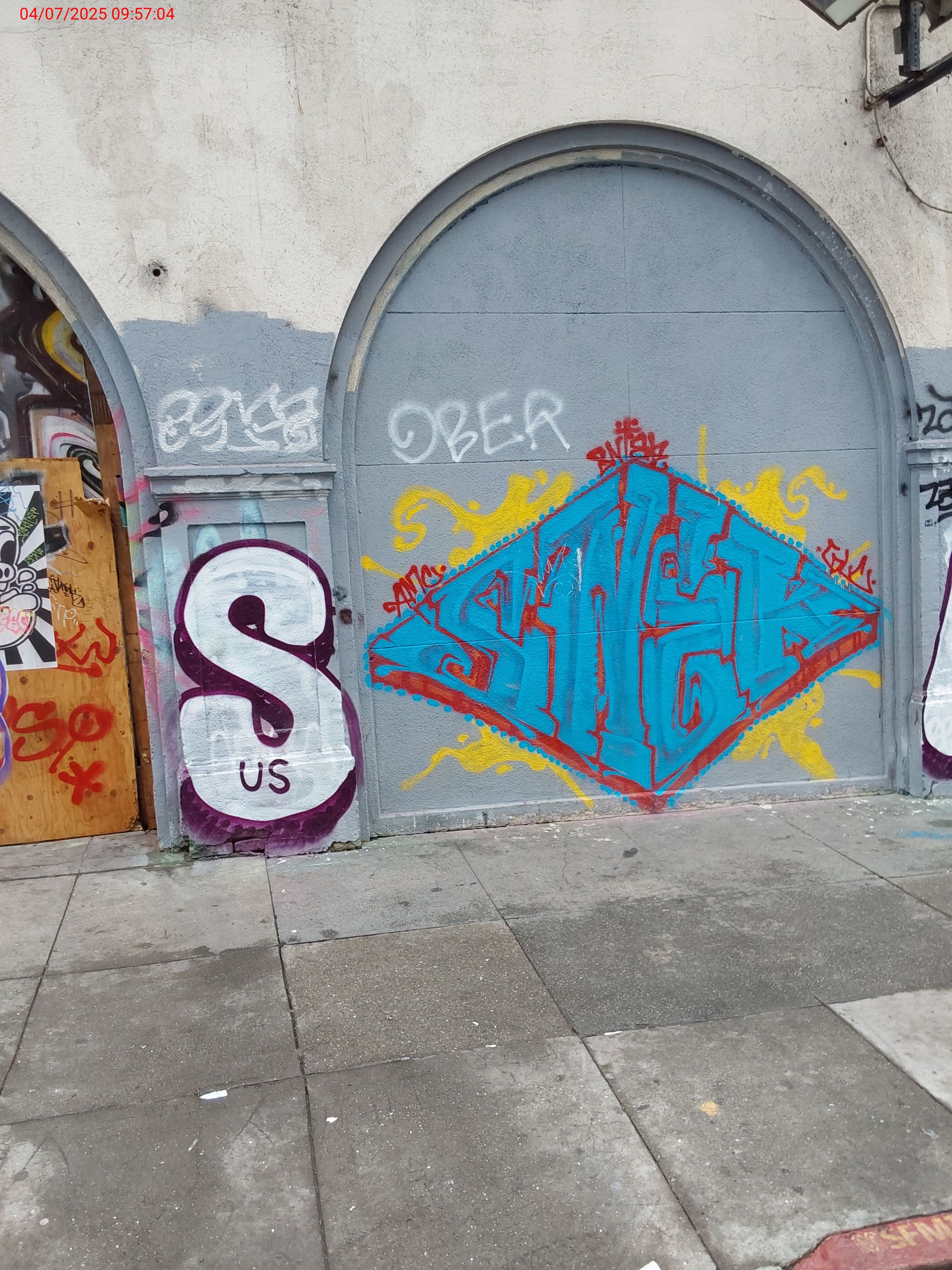Graffiti at 64 GOLDEN GATE AVE