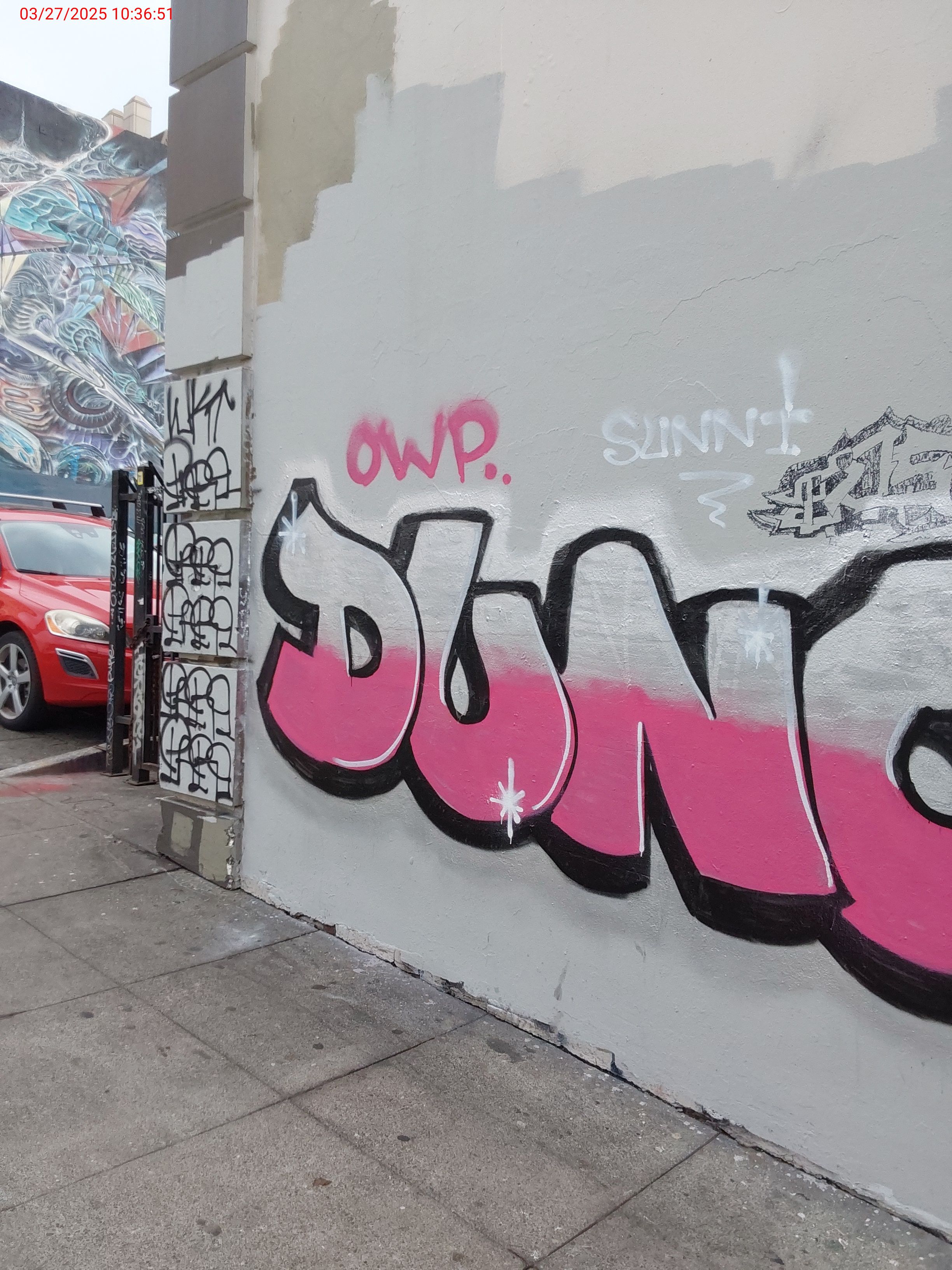 Graffiti at 790 Ellis St